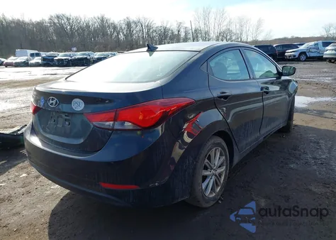 2014 Hyundai Elantra Se из США, поврежденный, VIN 5NPDH4AE7EH495318